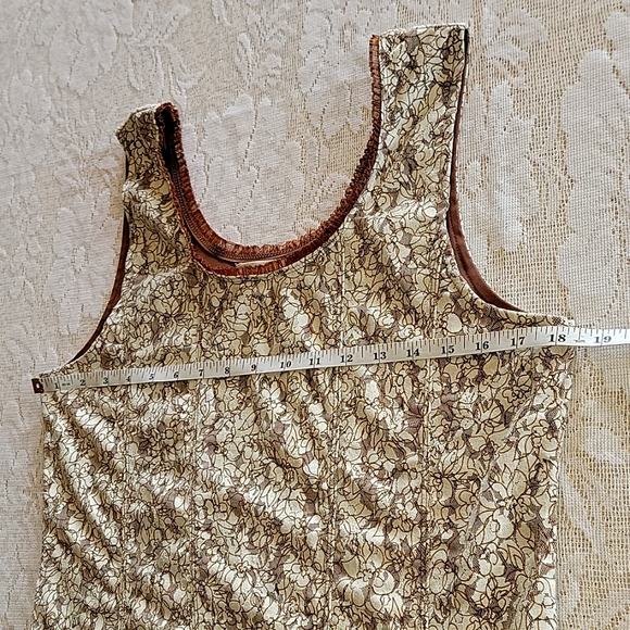 Christopher & Banks XL Lace & Ruffle Trim Tank Cami Under Shirt - Picture 6 of 7